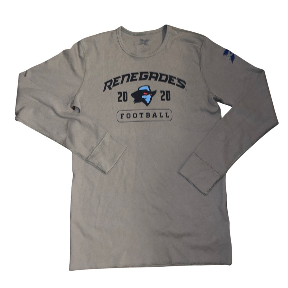 Vintage Dallas Renegades Long Sleeve Thermal Shirt: Adult Large: XFL Football